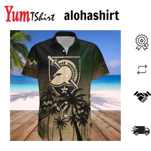 Army Black Knights Hawaii Shirt Coconut Tree Tropical Grunge – NCAA