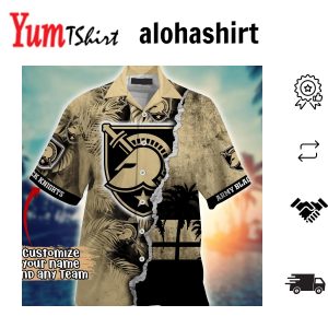 Army Black Knights NCAA Hawaiian Shirt Custom Sun Rays The Green Pitch Sport Shirts