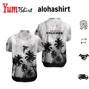 Atlanta Falcons Coconut Trees NFL Gift For Fan Hawaiian Shirt Graphic Print