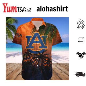 Auburn Tigers Hawaii Shirt Coconut Tree Tropical Grunge – NCAA