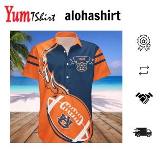 Auburn Tigers Hawaii Shirt Flame Ball – NCAA