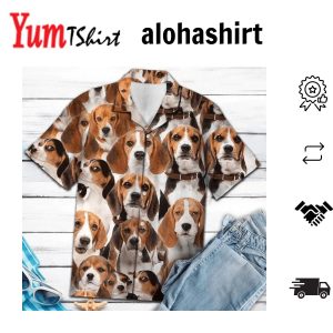 Awesome Beagle Dog Lover Christmas Hawaiian Shirts