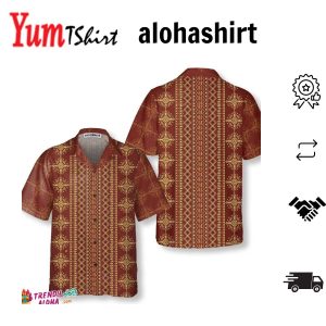 Aztec Geometric Vintage Pattern Native American Hawaiian Shirt Cool Native American Indian Shirt