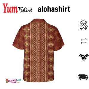 Aztec Geometric Vintage Pattern Native American Hawaiian Shirt Cool Native American Indian Shirt