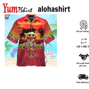 Aop Hawaiian Shirt Inspired by Kansas City Chiefs