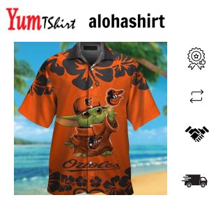 All Over Print Baltimore Orioles Distinctive Hawaiian Shirt