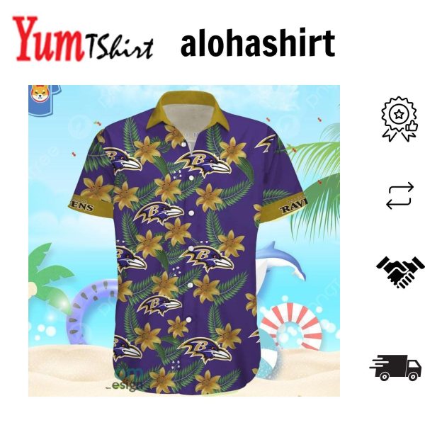 Baltimore Ravens Limited Edition Hawaiian Shirt Aloha Design 06