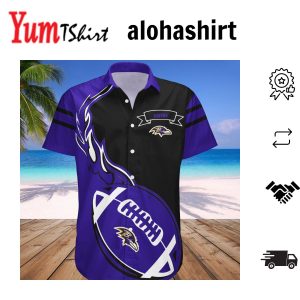 Baltimore Ravens Hawaii Shirt Flame Ball – NFL