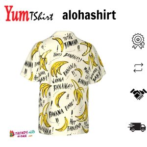 Banana Hawaiian Shirts Lgbt Banana Hawaiian Shirt Rainbow Banana Hawaiian Shirt For Gay Man