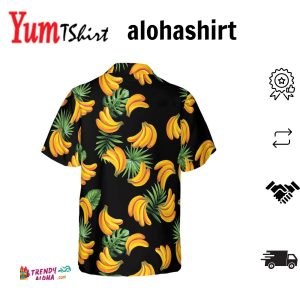 Banana & Tropical Palm Leaves Hawaiian Shirt