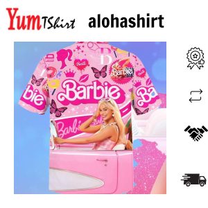Barbie Movie Bachelorette Party Hawaiian Shirt