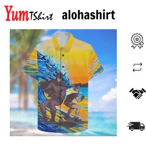 Batman Robin Surfing Summer Elegance Hawaiian Shirt Shorts