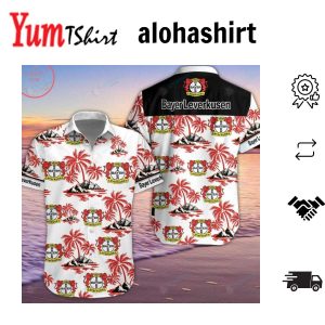Bayer 04 Leverkusen Coconut Tree White Black Hawaiian Shirt Aloha Shirt