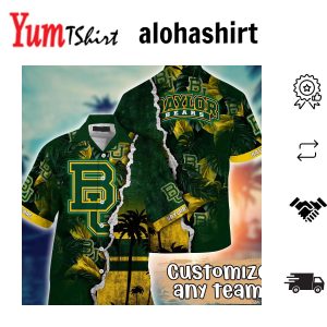 Baylor Bears NCAA Hawaiian Shirt Custom Sprinklers Aloha Shirt
