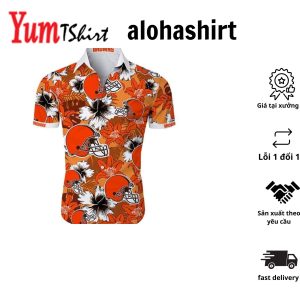 Beach Shirt Cleveland Browns Hawaiian Shirt Short Sleeve For Summer Collection Aloha