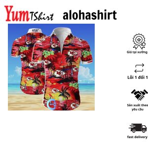 Beach Shirt Kansas City Chiefs Cannabis All Over Printed Hawaiian Shirt