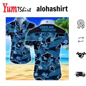 Beach Shirt NFL Carolina Panthers Hawaiian Shirt