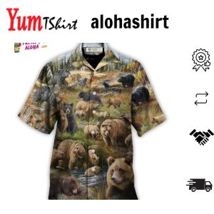 Bear – Be Brave Little Bear Hawaiian Shirt