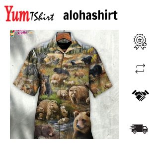 Bear – Be Brave Little Bear Hawaiian Shirt