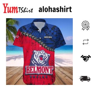 Belmont Bruins Hawaii Shirt Grunge Polynesian Tattoo – NCAA