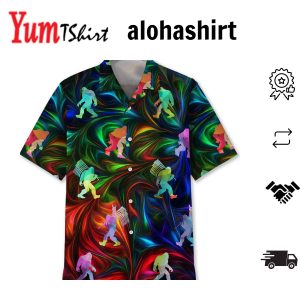 Bigfoot Believe Colorful Hawaiian Shirt