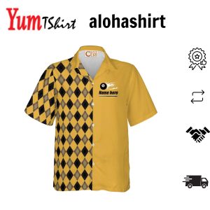 Billiard Custom Shirt 8 Pool Player Custom Name Hawaiian Shirt Personalized Aloha Shirt For Billiards Player