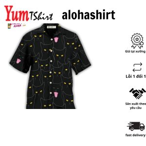 Black Cat Awesome Amazing Style Hawaiian Shirt