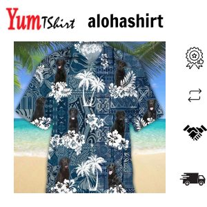 Black Labrador Hawaiian Shirt