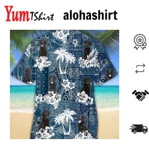 Black Labrador Hawaiian Shirt