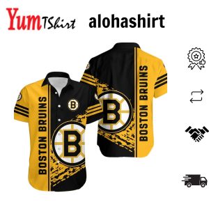 Boston Bruins Hawaiian Shirt Quarter Style – NHL