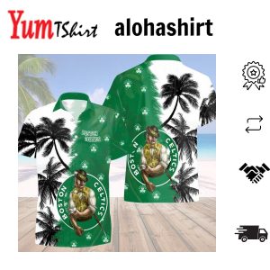 Boston Celtics Authentic Island Celebration Aloha Shirt