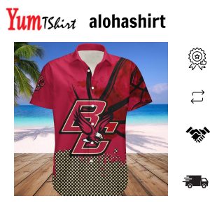 Boston College Eagles Hawaii Shirt Basketball Net Grunge Pattern – NCAA