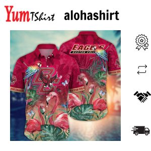 Boston College Eagles Hawaii Shirt Hibiscus Sport Style – NCAA