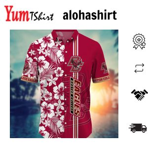 Boston College Eagles NCAA Hawaiian Shirt Beach Seasontime Aloha Shirt