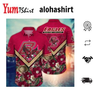 Boston College Eagles NCAA Hawaiian Shirt Custom Summertime Aloha Shirt