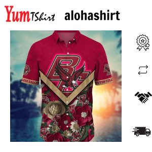 Boston College Eagles NCAA Hawaiian Shirt Custom Sunburn Aloha Shirt
