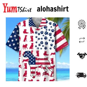 Boxer Celebrates Usa In Vibrant Hawaiian Shirt Design