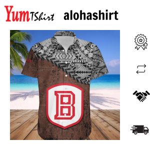 Bradley Braves Hawaii Shirt Grunge Polynesian Tattoo – NCAA