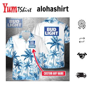 Bud Light Custom Name Its In My Dna Hawaiian Shirt