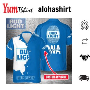 Bud Light Custom Hawaiian Shirt Name Personalized