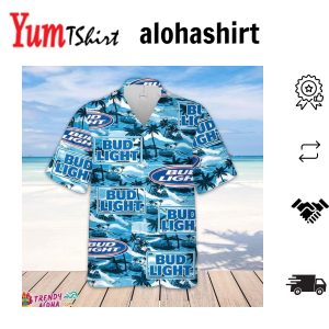 Hawaiian Shirt Customized Name Print by Bud Light