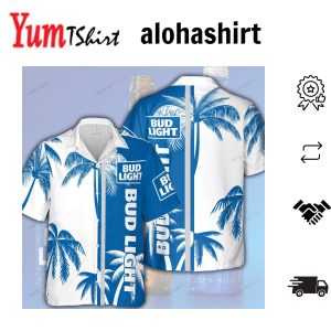 Bud Light Name Customization On Hawaiian Shirt