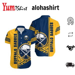 Buffalo Sabres Hawaiian Full Ensemble Shirt Plus Shorts