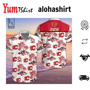 Calgary Flames Hawaiian Shirt Plus Matching Shorts