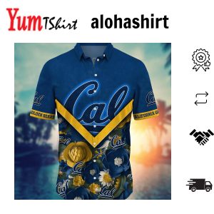 California Golden Bears NCAA Hawaiian Shirt Custom Fireflies Aloha Shirt
