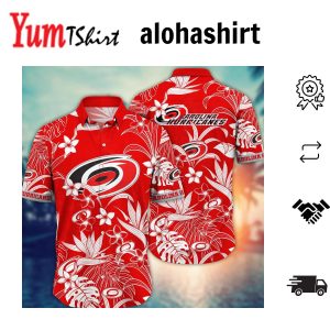Carolina Hurricanes NHL Hawaiian Shirt Coconut Water Exhibition Match Shirts