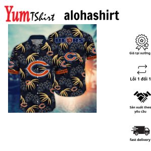Chicago Bears NFL Hawaiian Shirt Starry Nightstime Aloha Shirt
