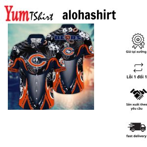 Chicago Bears NFL Hawaiian Shirt SunSoaked Aloha Shirt