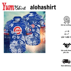 Chicago Cubs MLB Hawaiian Shirt Ocean Waves Aloha Shirt
