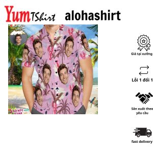 Chinoiserie Aloha Hawaiian Shirts Short Sleeve Aloha Beach Shirt Summer Casual ButtonDown Shirts